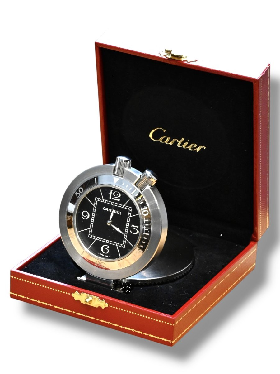 Cartier - Orologio Da Viaggio - Francia Anni 80-photo-4